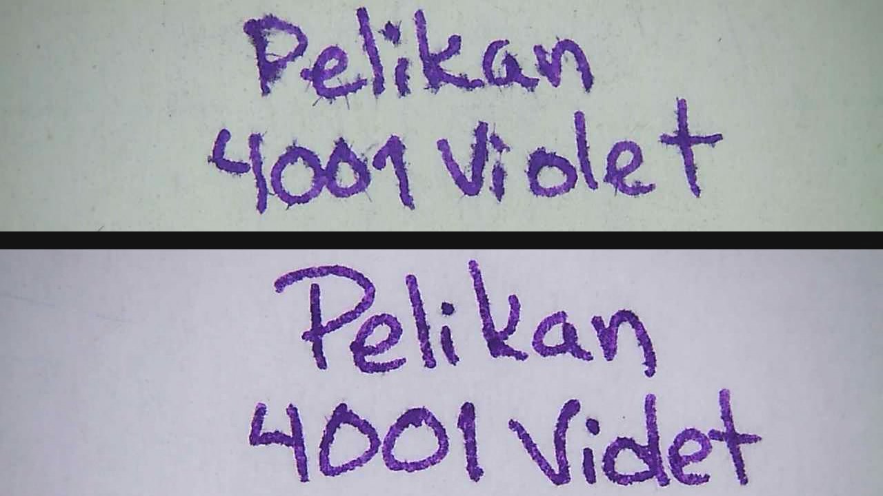 Pelikan 4001 Violet Ink Review